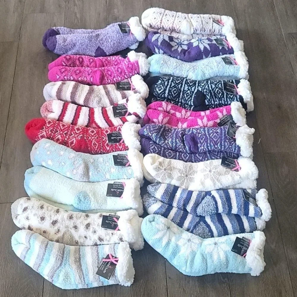 Cuddli Dud Socks! 🧦 Softest socks ever!! 1 Pair Left!! Brown/White